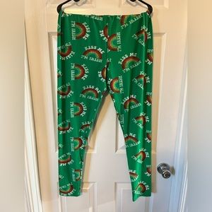 LuLaRoe Leggings - St. Patrick‘s style with rainbow